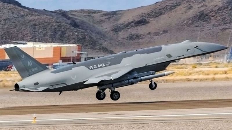 YFQ-44A Fury Drone Successfully Tested with F-35 Fighters