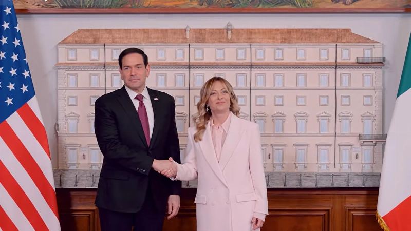 Rubio and Meloni Discuss Key Aspects of US-Italy Relations