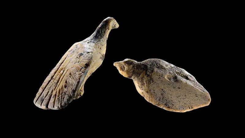 Ancient Bird Figurines Made of Mammoth Ivory Discovered in German Cave