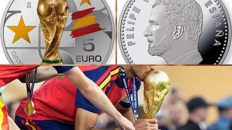 Spain Issues Coin to Celebrate Second Star at 2026 World Cup